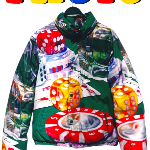 Supreme Casino puffer jacket - Picture 3 of 4
